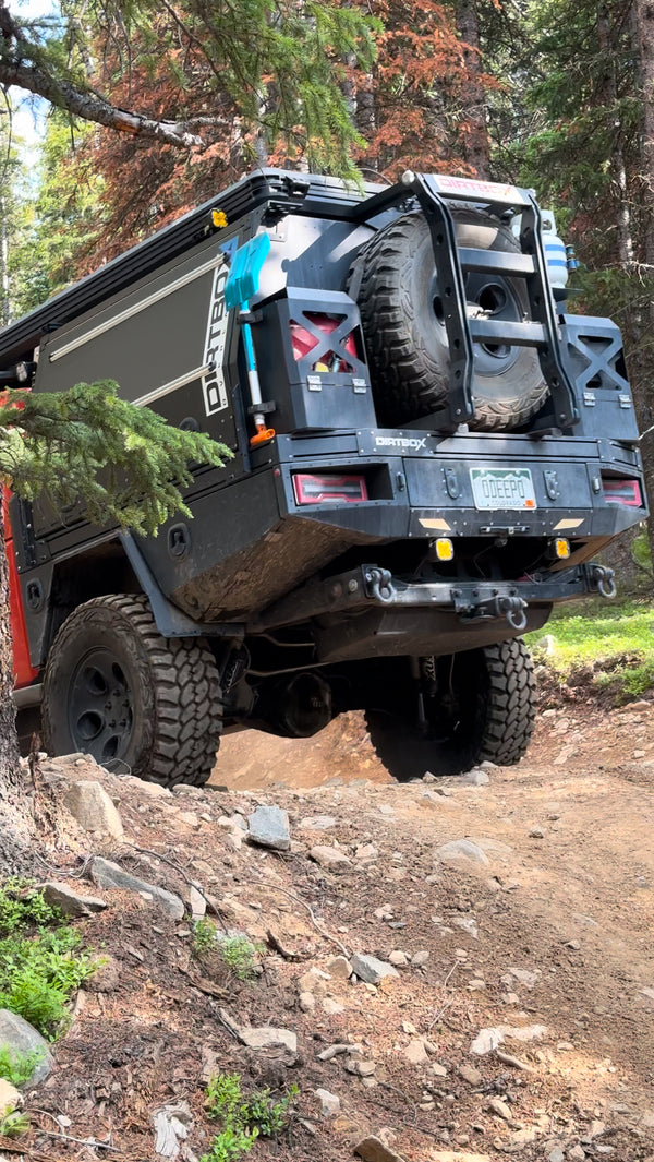 truck flatbed camper system